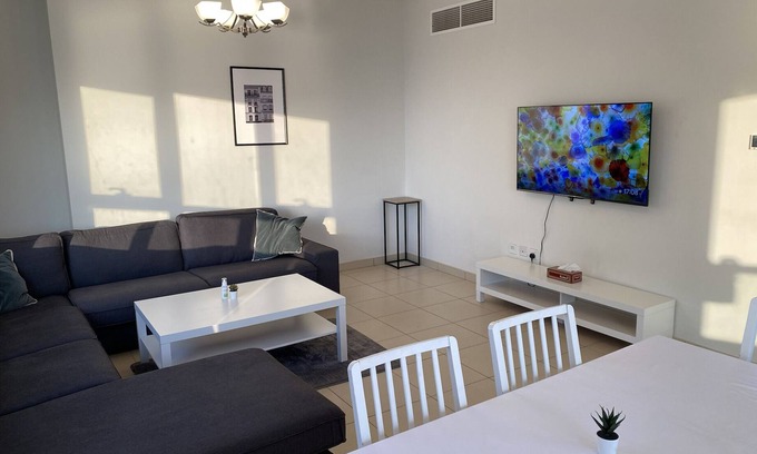Al Majaz Apartment | Beachfront Bliss: 5-Star Fully Furnished Retreat