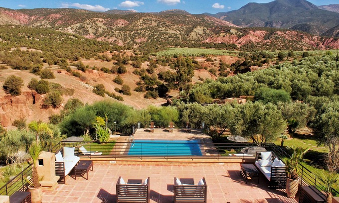 Ouirgane Villa | Elegant Beldi-Chic Villa with Pool and Scenic Views