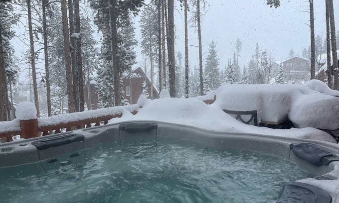 Winter Park Cabin | Scenic Cabin Steps from Downtown Winter Park with Hot Tub