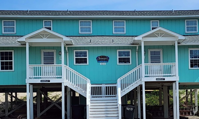 Emerald Isle House | Enchanting Emerald Isle Oceanfront with Pool & Spa