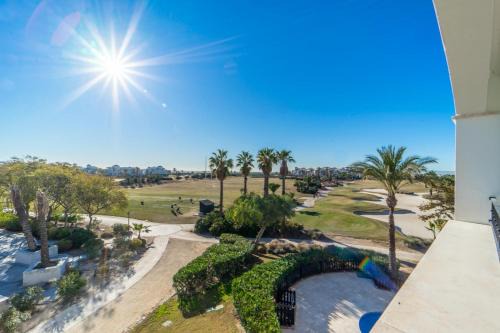 Roldan Apartment | Stunning Golf Views Apartment with Pool & Child-Friendly Access