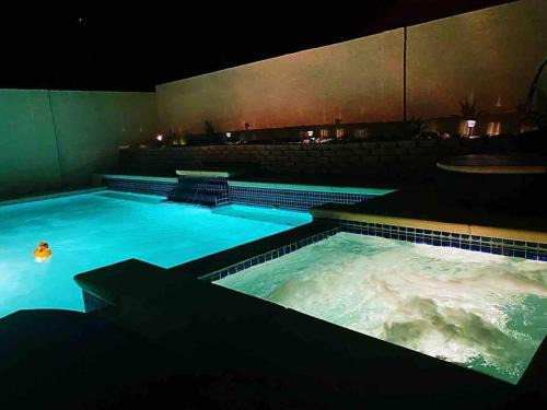 Spring Valley Villa | Discover J's Amazing Poolside Oasis with Hot Tub & Ocean View