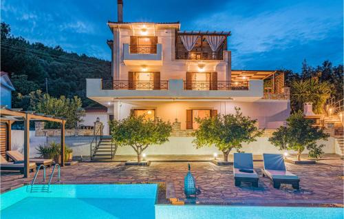 Kokkari House | Elegant Home in Kokari with Pool and Hot Tub Amenities