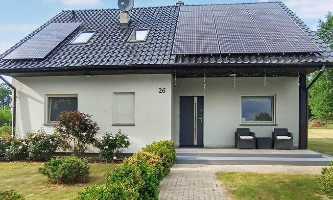 Nowe Warpno House | Top-Rated Modern Vacation Home in Green Nowe Warpno