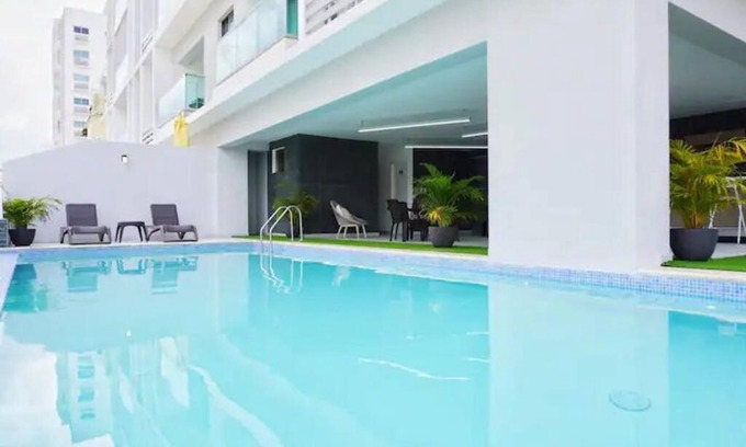 Evaristo Morales Apartment | Exclusive 1BR Retreat with Infinity Pool & Gym Access