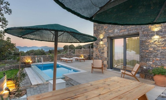 Kounelion Villa | Modern Villa with Panoramic Sea Views & Private Pool