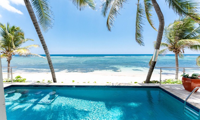Bodden Town Condo | Top-Rated Oceanfront Sea Palm Villa with Relaxing Amenities