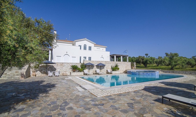Killini Villa | Beautiful Sea View Pool Villa in Kyllini, Greece