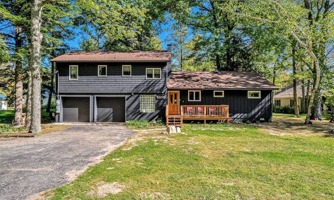 Lake Township House | Idyllic Riverfront Retreat with Firepit and Scenic Views