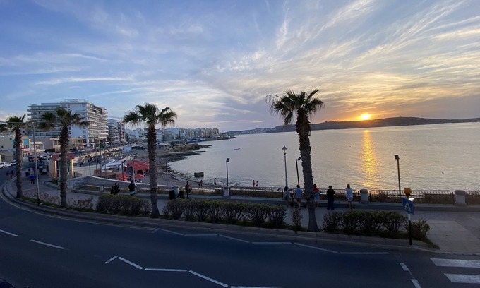 Bugibba Apartment | Amazing seaview large Duplex Penthouse