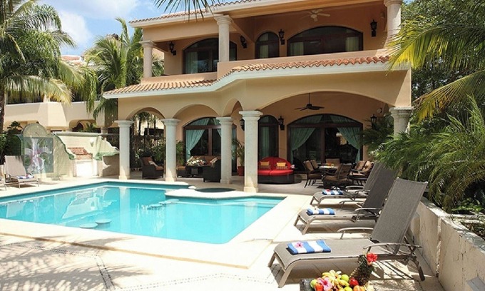 Puerto Aventuras Villa | Beautiful Mexican Villa with Private Pool & Ocean View