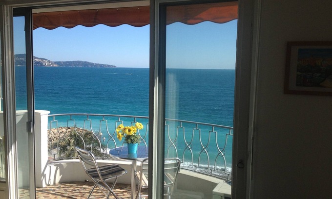 Fabron Apartment | Stunning Oceanfront Retreat: Steps from the Beach & Pet Friendly