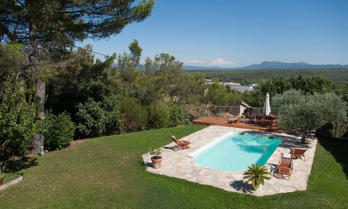 Greasque Villa | Breathtaking Views & Private Pool Retreat in Provence