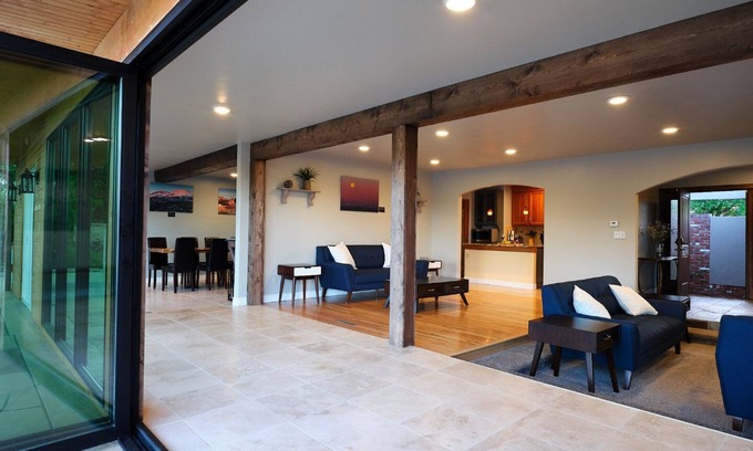 Colorado Springs House | Stunning Modern Broadmoor Home with Hot Tub & Fire Pit