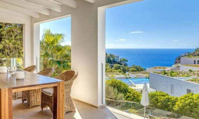 Port d'Andraitx Villa | Elegant Villa Moderne with Ocean View and Private Pool