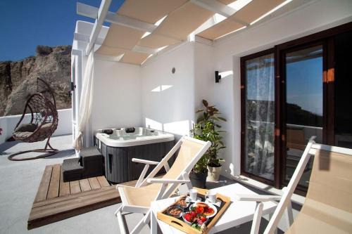 Megalochori Villa | Unforgettable Vineyard View Villa with Jacuzzi & Top Ratings