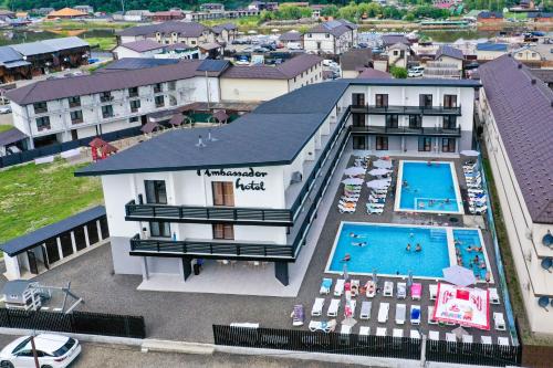 Solotvyno Hotel | Relax at Ambassador: Oceanfront Escape with Pool Access