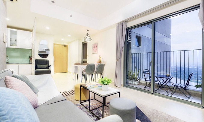 District 9 Apartment | Explore River-View Comfort at AmbiHOME 2BR in Thao Dien