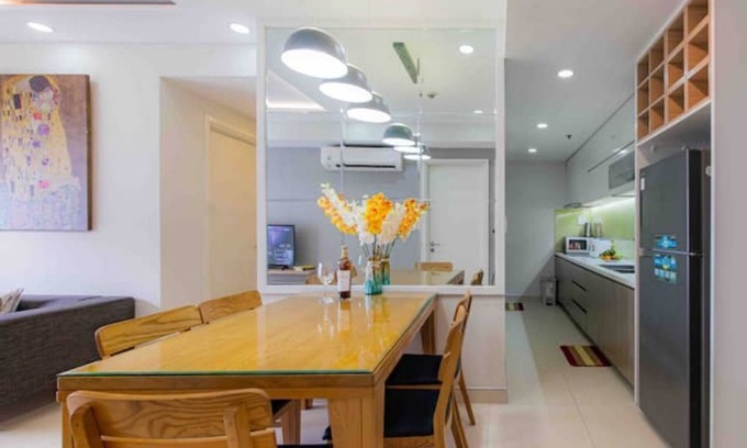 District 9 Apartment | Modern 2Br AmbiHOME with Kitchen & Landmark Views