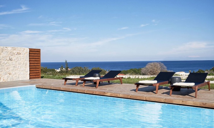 Kallithea Villa | Amel 3 Bedroom Villa with Ocean View & Private Pool