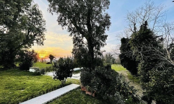 Sessa Aurunca House | Historic Retreat Overlooking an Ancient Roman Bridge
