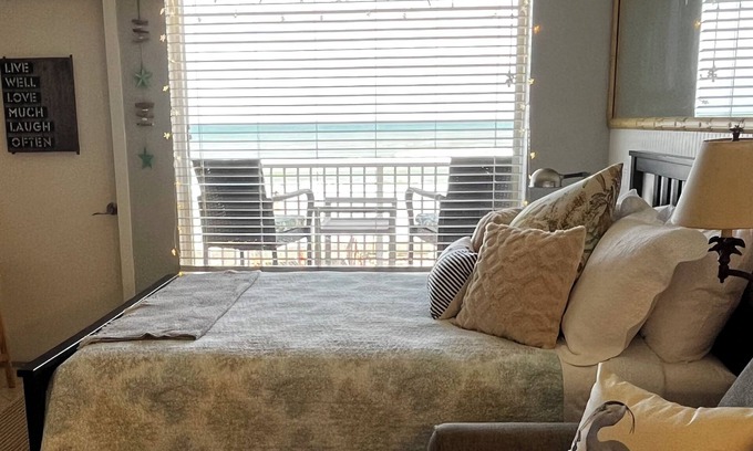 Lenox Park Apartment | Atlantic Overlook: Oceanfront Studio with Private Balcony