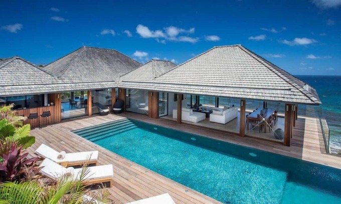 Anse des Cayes Villa | Modern Glass Villa with Panoramic Ocean View & Private Pool