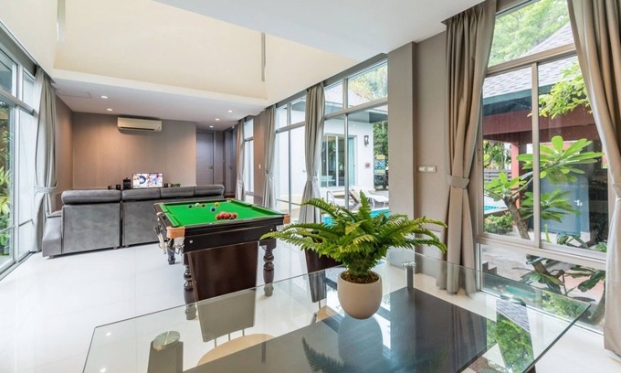 Na Chom Thian Villa | Relax at AnB Pool Villa 2BR Red with Ocean View in Pattaya