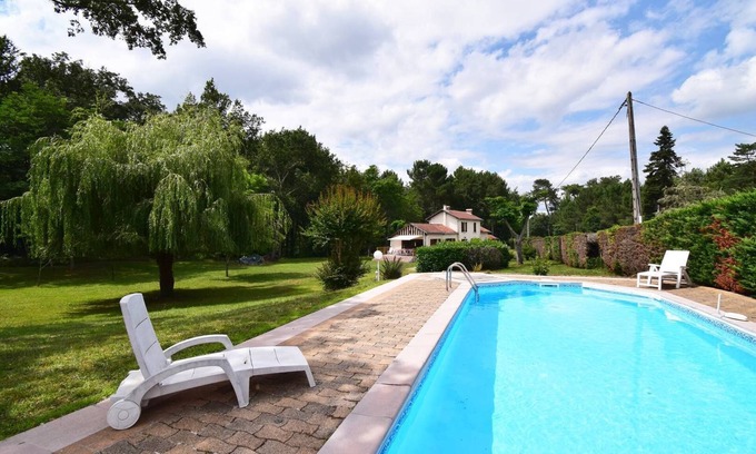 Reaup-Lisse House | Historic Train Station Getaway in Reaup-Lisse with Pool