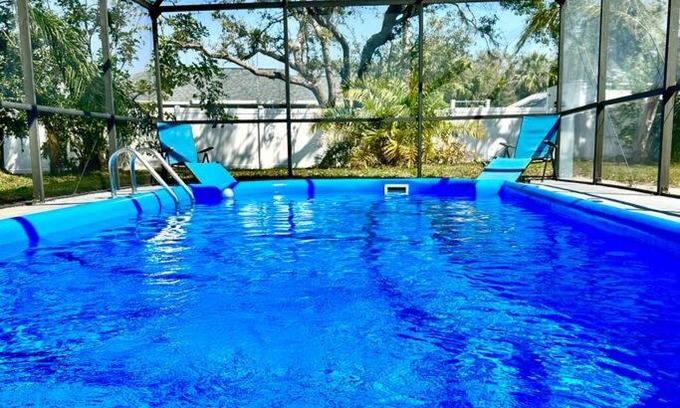 Port Charlotte House | Andover Tropical Oasis: Private Pool & Pet-Friendly Retreat
