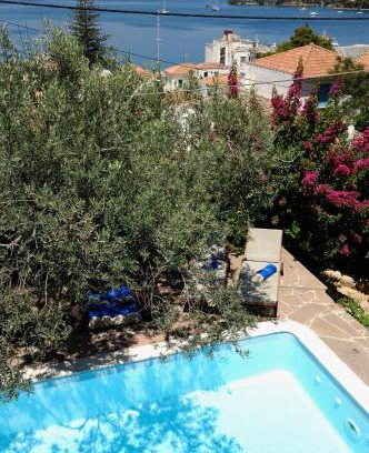Poros Villa | Oceanfront Anemone Residence: Guest Rated 9.4 with Pool