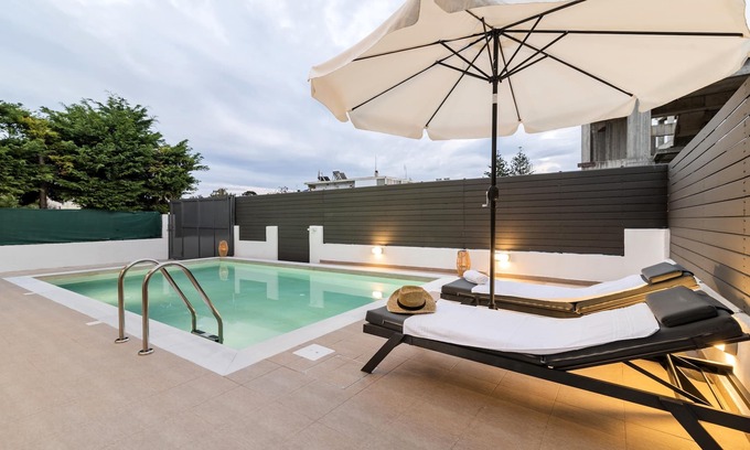 Petaloudes Villa | Relax at Angels Villa with Private Jacuzzi and Ocean View