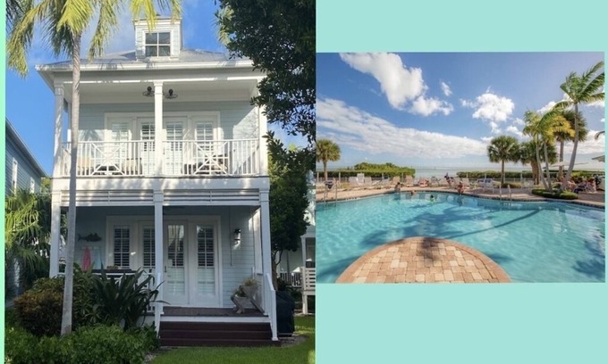Islamorada House | Anglers Reef Islamorada: Oceanfront Bliss with Pool & Dock