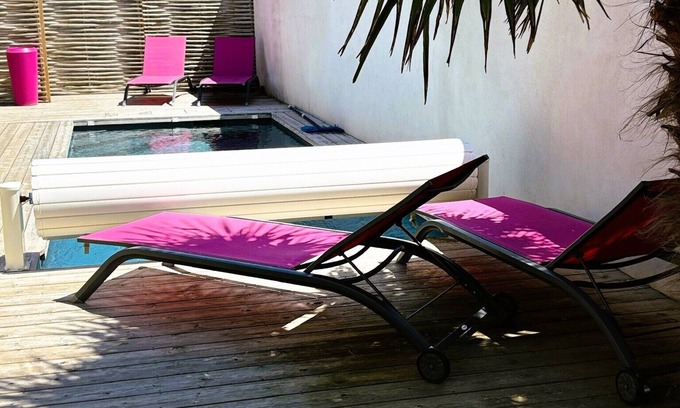 Angoulins House | Cozy Angoulins House with Heated Pool, Steps from the Sea