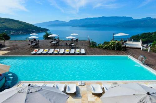 Portogalo Hotel | Relaxing Angra dos Reis Flat with Oceanfront Pool Access