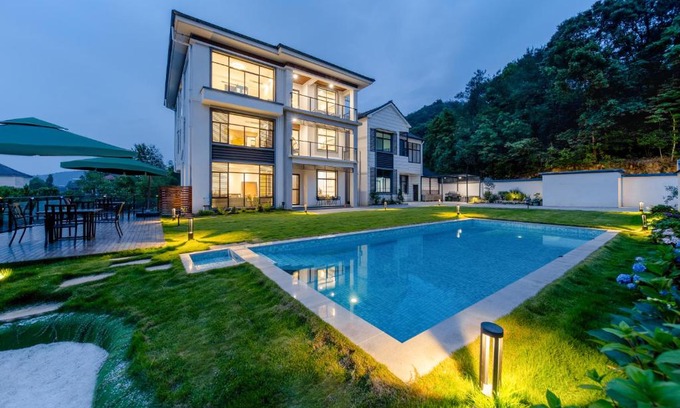 Anji House | Discover Anji Fancy Garden Villa with Pool & Family Fun
