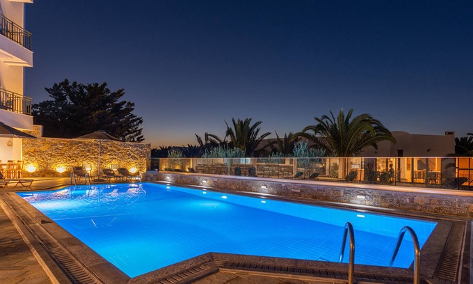 Anissaras Hotel | Escape to Anna Maria Village: Ocean Views & Poolside Relaxation