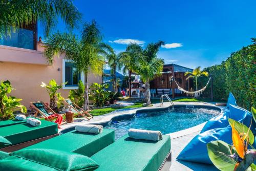 Petaloudes Villa | Antonakis Villa: Beachfront Escape with Private Pool