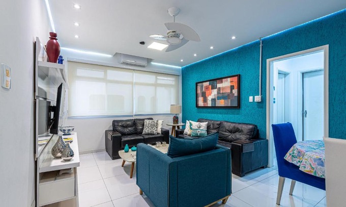 Enseada Apartment | Trendy Getaway at Apê Descolado in Guarujá - Enseada