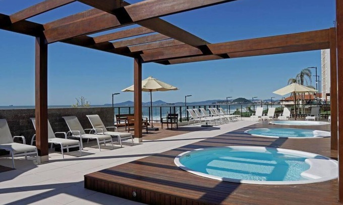 Barra Velha Apartment | Beachfront Getaway with Ocean View Near Beto Carrero