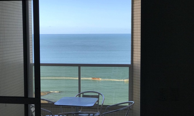 Praia do Morro Apartment | Ocean View Retreat: 3BR Beach Getaway with Prime Amenities