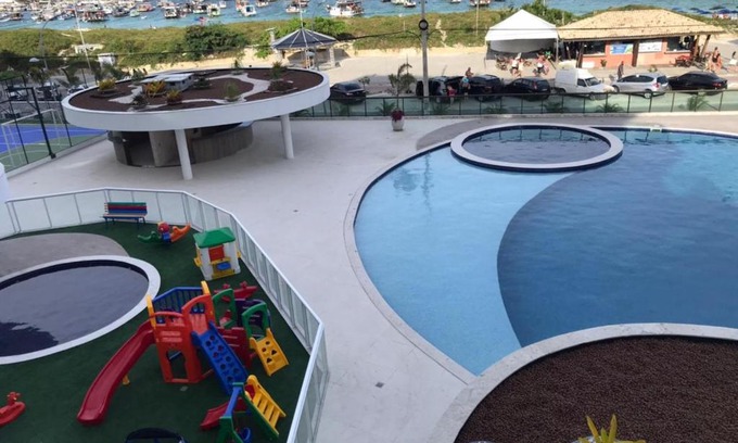 Taio Apartment | Oceanfront Retreat: Ap Anjos de Arraial with Spa & Pool