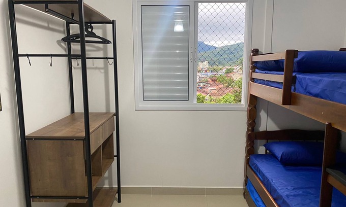 Umuarama Apartment | Central Ubatuba Retreat: Gourmet Balcony & Pool Access
