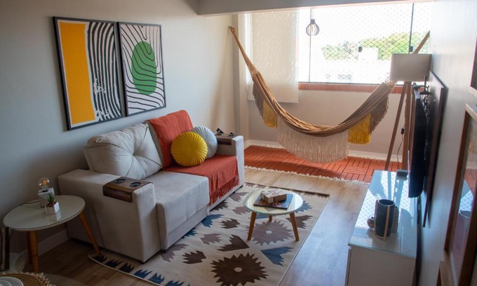 Sao Luis Apartment | Oceanfront Retreat: Ap Cozy Calhau Near Praia, Rated 9.9