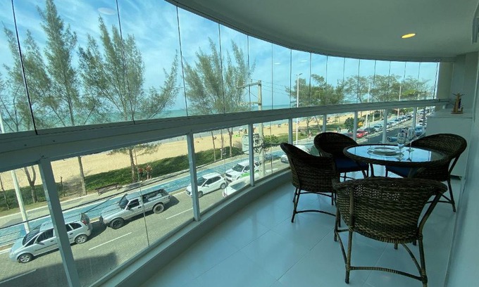 Macae Apartment | Beachfront Bliss: Ap Linda Vista with Ocean Views