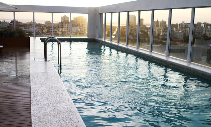 Azenha Apartment | Central POA Getaway with Pool & Ocean View – Rated 9.5