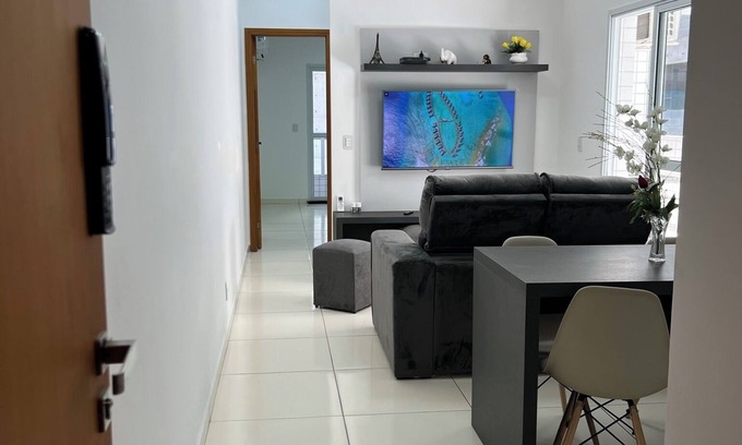 Canto do Forte Apartment | Cozy Apartment in Canto do Forte with Backyard Oasis