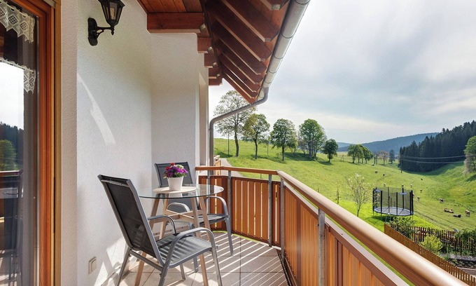Schollach Apartment | Apartment 'Ost' with Shared Terrace, Shared Garden and Balcony