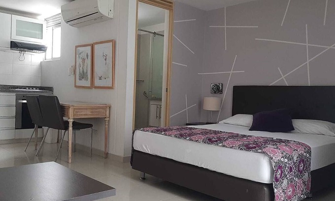 Bucaramanga Apartment | Stylish Aparta Estudio Loft with Spa and Hot Tub Access