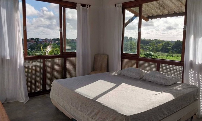 Barra de Santo Antonio Apartment | Scenic Ecofazenda Caúna Apartment with Ocean Views